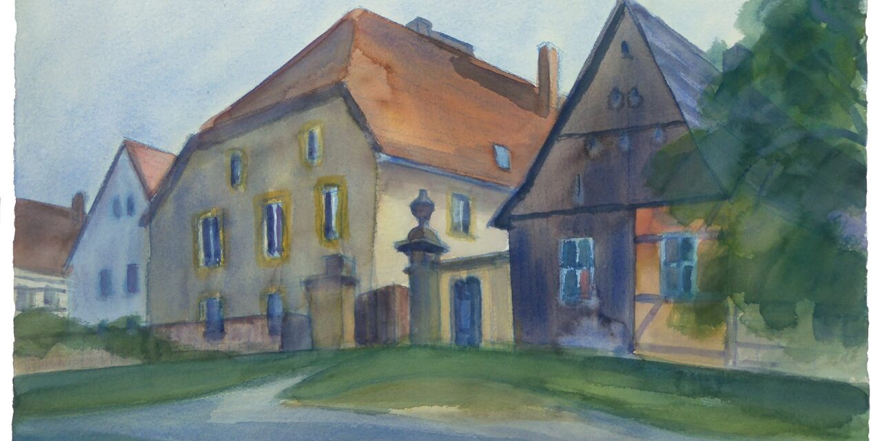 „Schützenswerte Gemäuer“: Ausstellung ehrt Klaus Drechsler Kabinettschau zum 85. Geburtstag des Malers im StadtMuseum Pirna