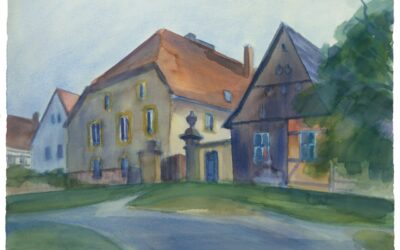 „Schützenswerte Gemäuer“: Ausstellung ehrt Klaus Drechsler Kabinettschau zum 85. Geburtstag des Malers im StadtMuseum Pirna