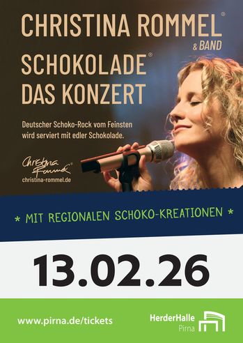 Christina Rommel sucht Schoko-Assistenz für Pirnaer Konzert …