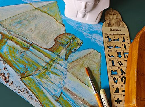 Kindersommerferienmalkurse – Thema Ägypten