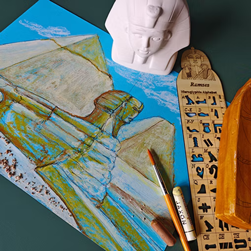 Kindersommerferienmalkurse – Thema Ägypten