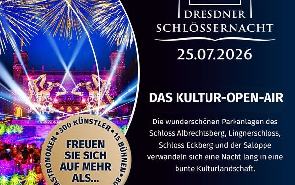 16. Dresdner Schlössernacht am 25.07.2026