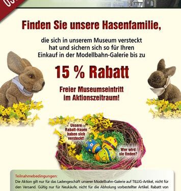 Osteraktion bei TILLIG Modellbahnen