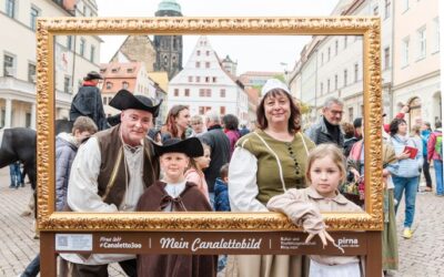 Lebendiges Canalettobild: Live-Event und Spezialführung in Pirna